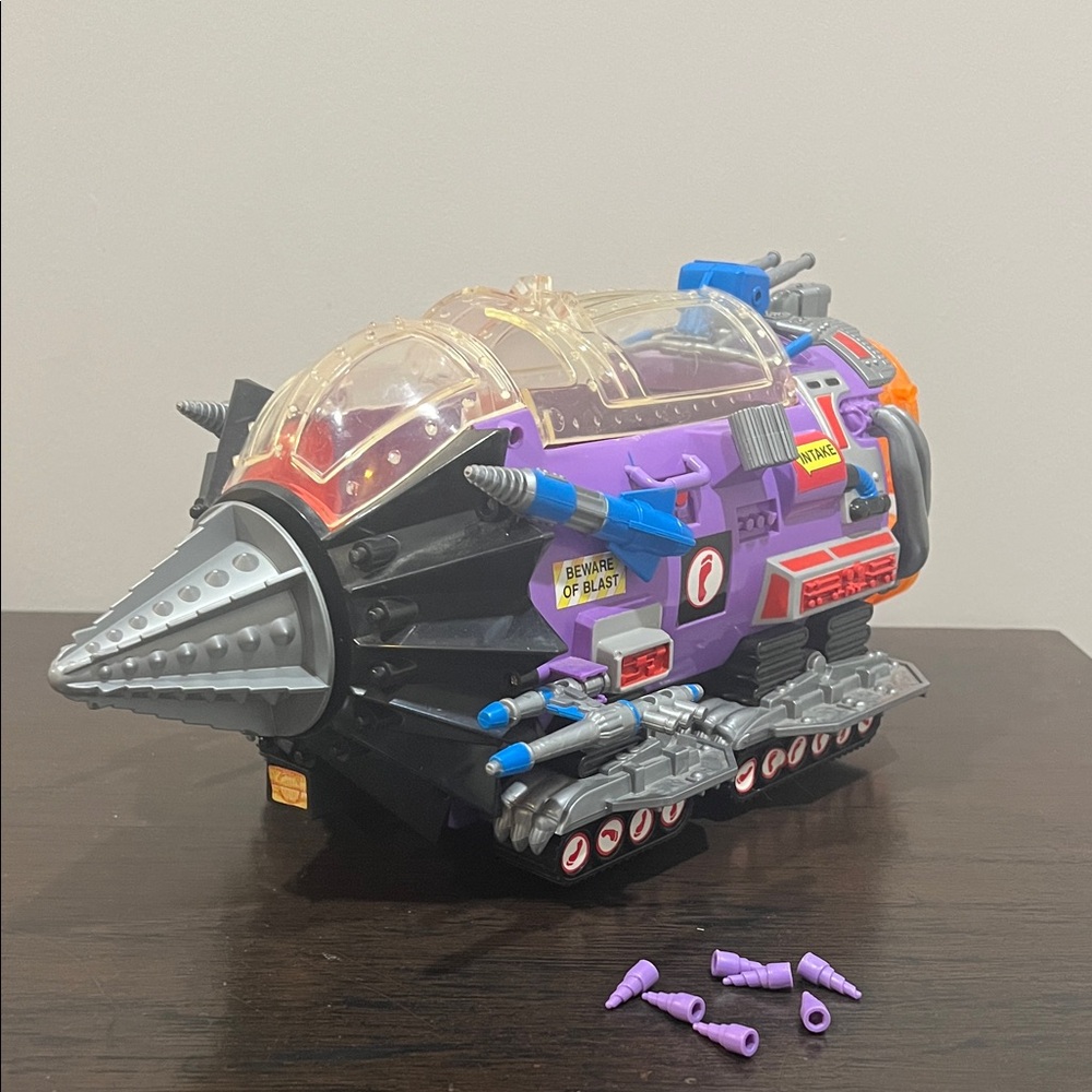 Vintage TMNT Module Drill 1990s Vehicle